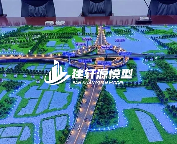 清河高速公路沙盘定制